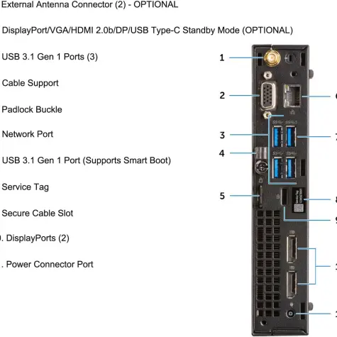Mini Dell Optiplex 7060 CPU i5 8500T Ram 16Gb SSD 256Gb — imagen 3